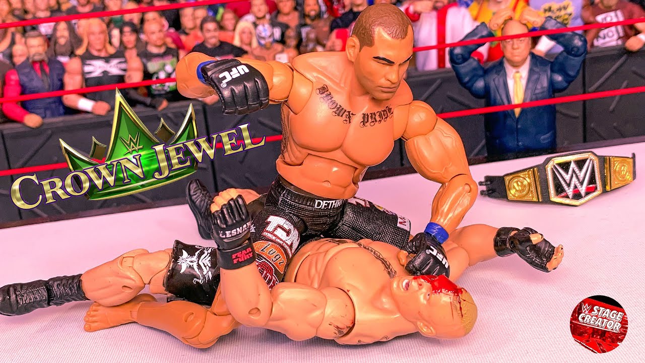 Брок Леснар против Кейна Веласкеса — поединок фигурок! Драгоценность короны WWE!