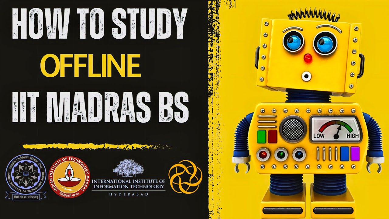 How BS Students can Study OFFLINE at IIT Madras & Other Institutes 