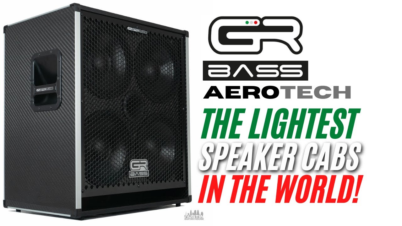 GRbass AeroTech Featherweight Speaker Cabinets - The Lightest Cabs in the World!