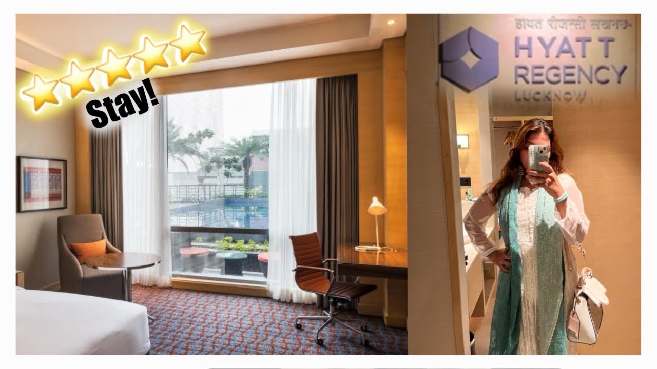 Luxury stay in a 5￼star hotel | Hyatt Regency Lucknow @Anjalikumarrr