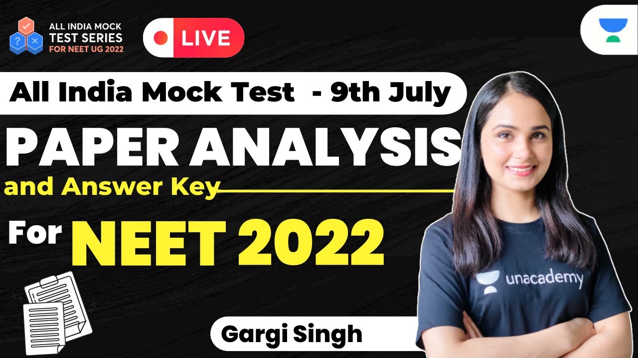 All India Mock Test - Paper Analysis and Discussion | Biology | NEET 2022 | Dr. Gargi Singh