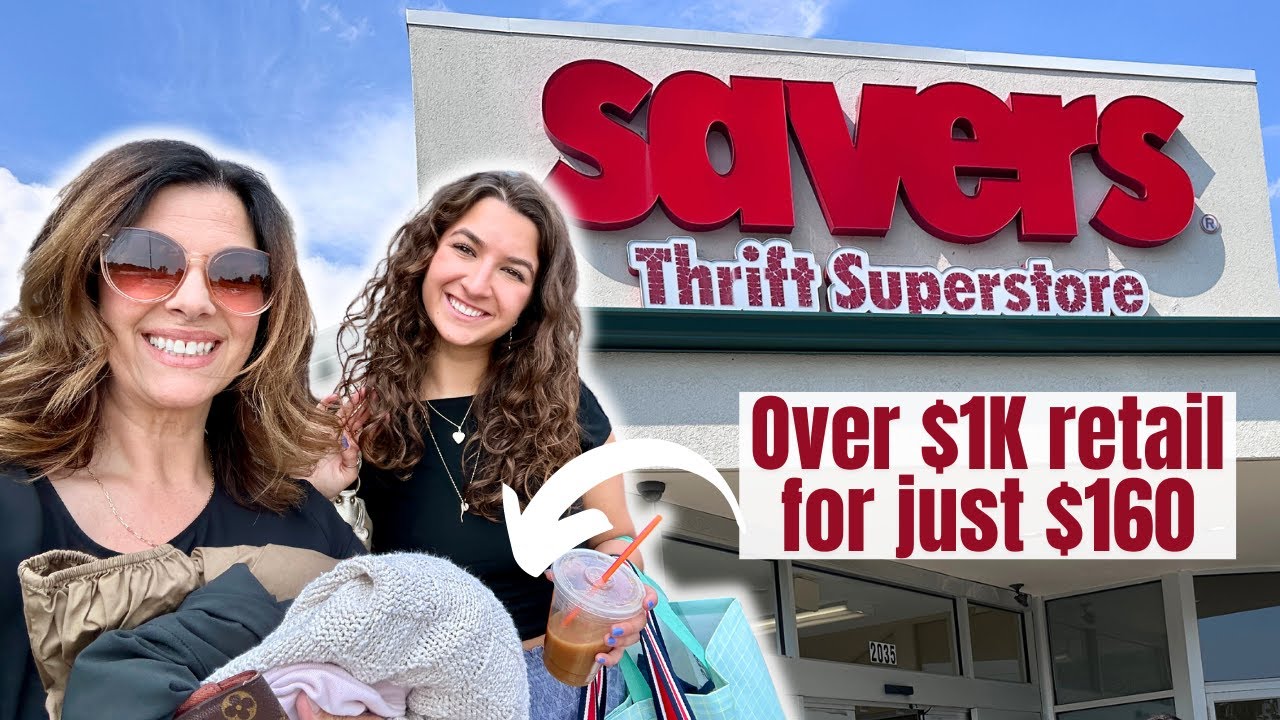 Back to School Thrift with Me at SAVERS! Plus ULTA and Try-On Thrift Haul!