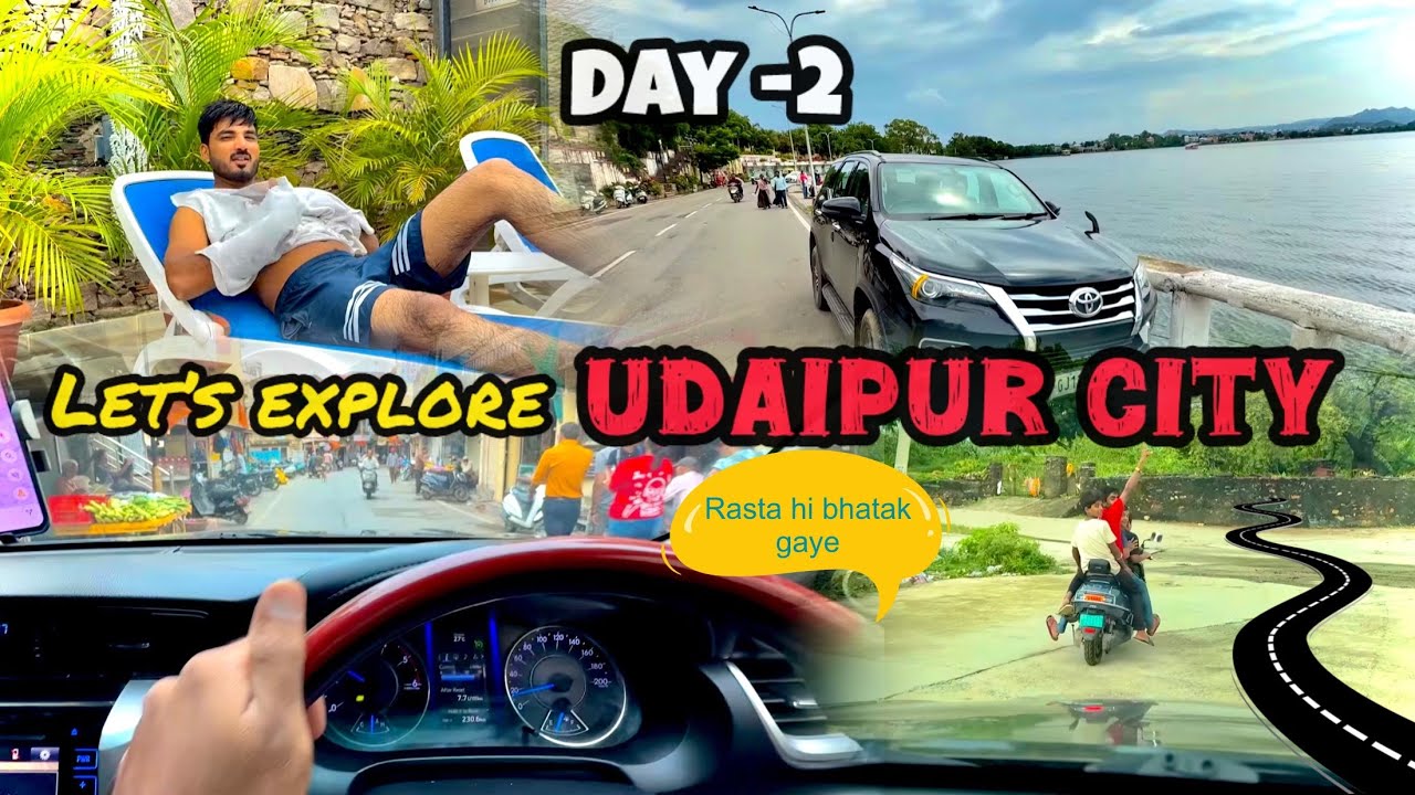 Exploring Udaipur in My Fortuner | Day 2 Solo Travel Vlog 
