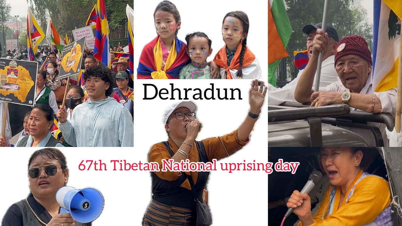 67th Tibetan National Uprising day✊ ||#tibetanvloger #freetibet 