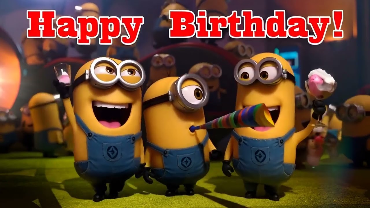 🎊 Happy Birthday Minions 💖 Sing-Along Version 🎵 ✨ : Feel the Vibes!