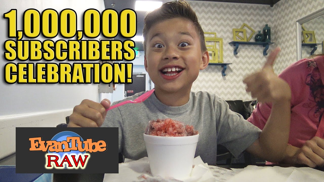 1,000,000 SUBSCRIBERS!!! EvanTubeRAW Dessert For Dinner Celebration!!!