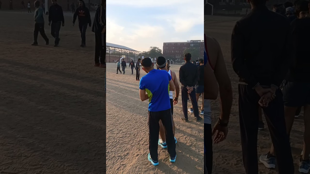 Delhi police constable Today in Chitrakoot stadium jaipur #delhipolice #running #follow #foryou 