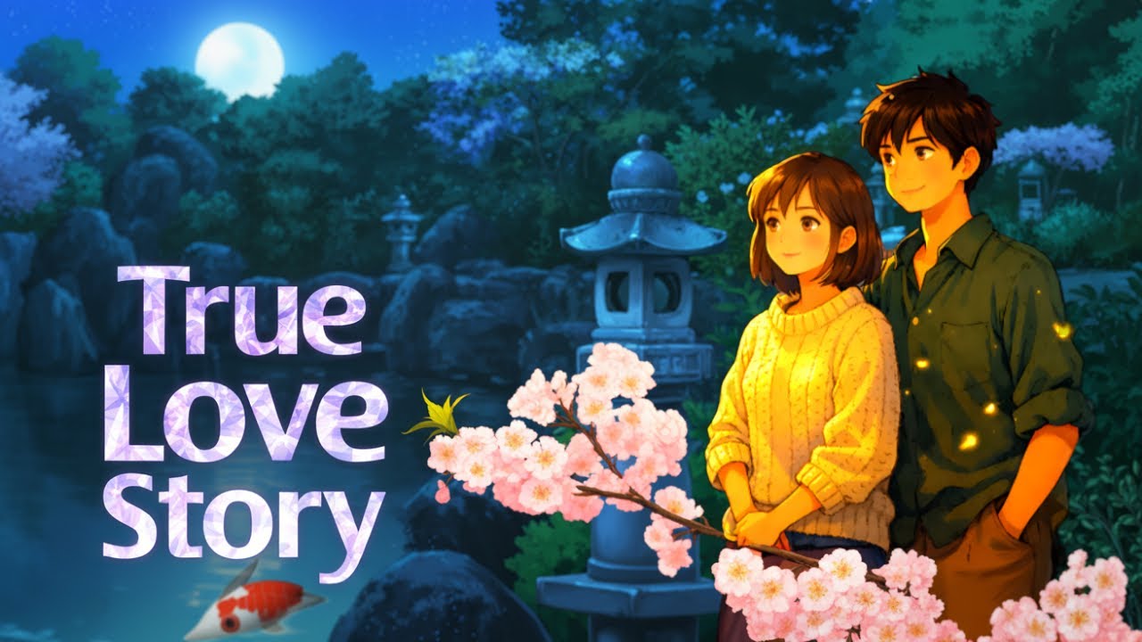 First Love Beneath the Lanterns | A Quiet Riverside Night with Fireflies ✨