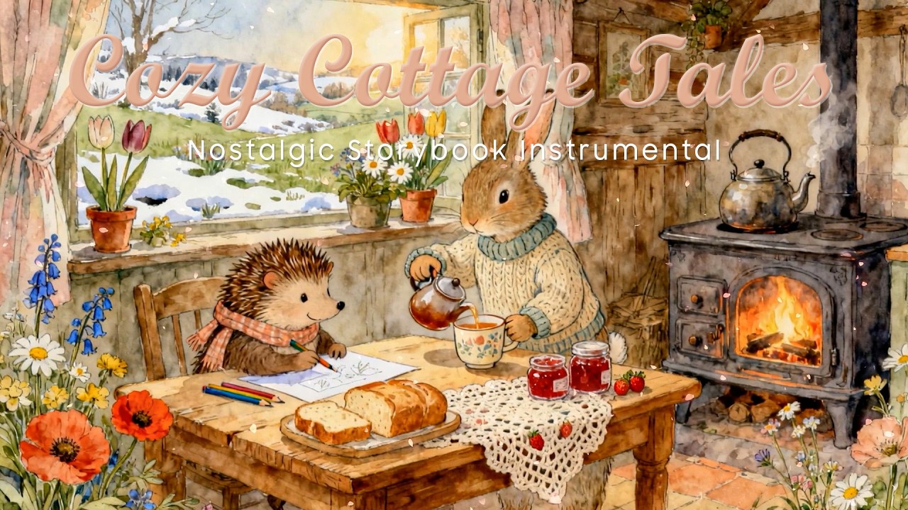 Warm Tea & New Beginnings by the Window 🌸🫖 | Nostalgic Storybook Music