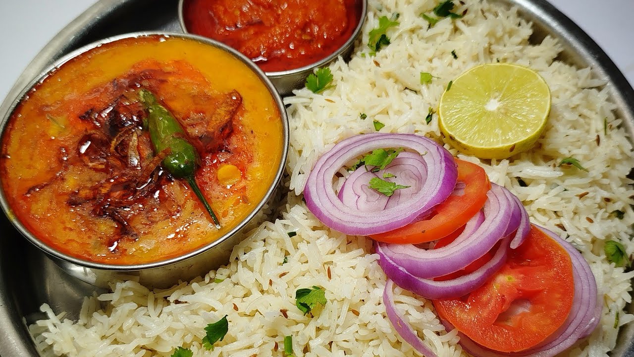 Mix Daal With Jeera Rice Recipe | स्वादिष्ट दाल चावल नुस्खा | Simple Dal Chawal Recipe |