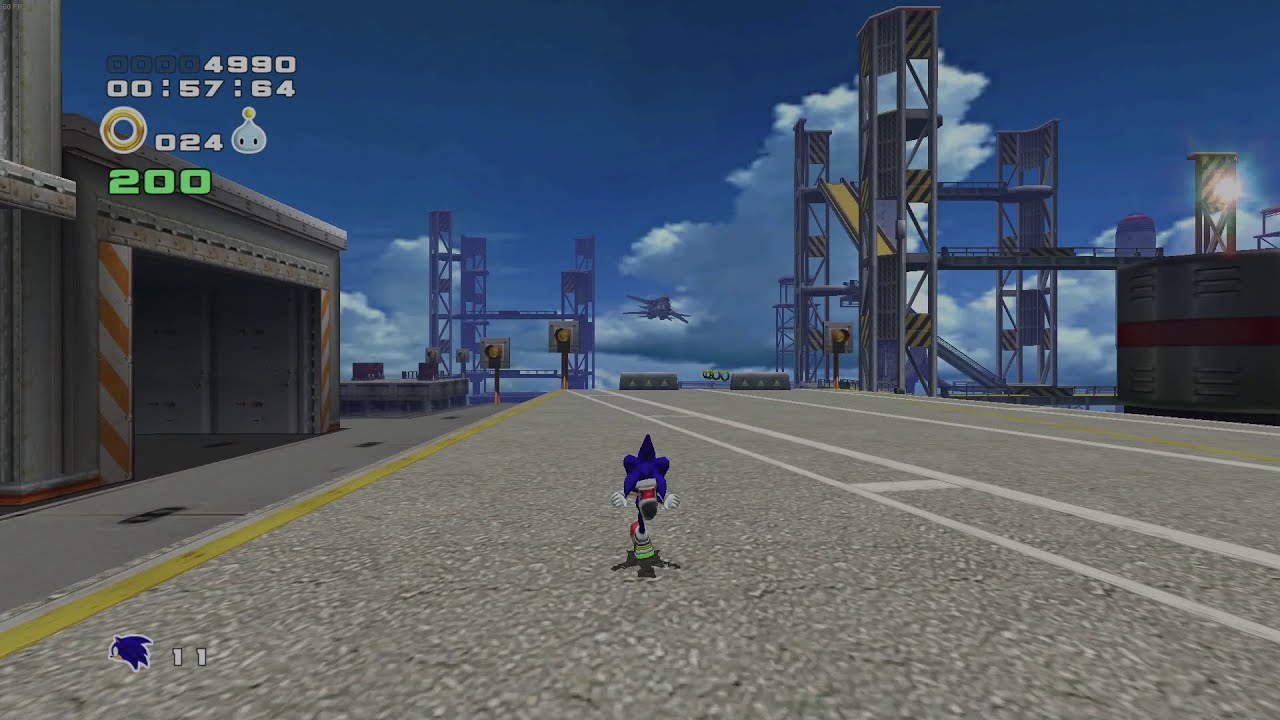 Sonic Adventure 2 # 04, Escapping the prison and fighting against Shadow