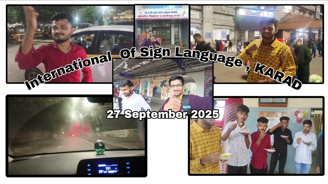 International day DEAF Of Sign Language, KARAD #27September2025 #8