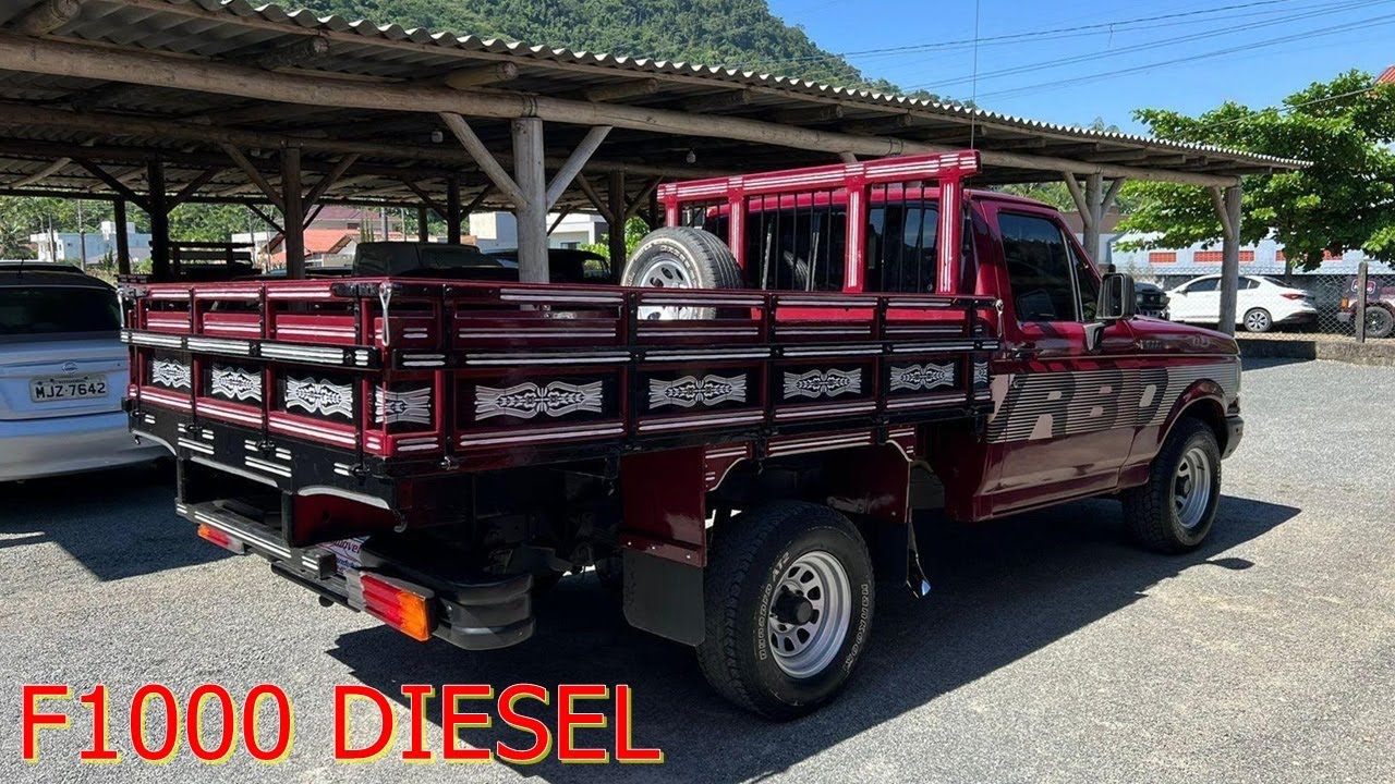 FORD F1000 DIESEL CARROCERIA DE MADEIRA À VENDA A PARTIR DE 32 MIL