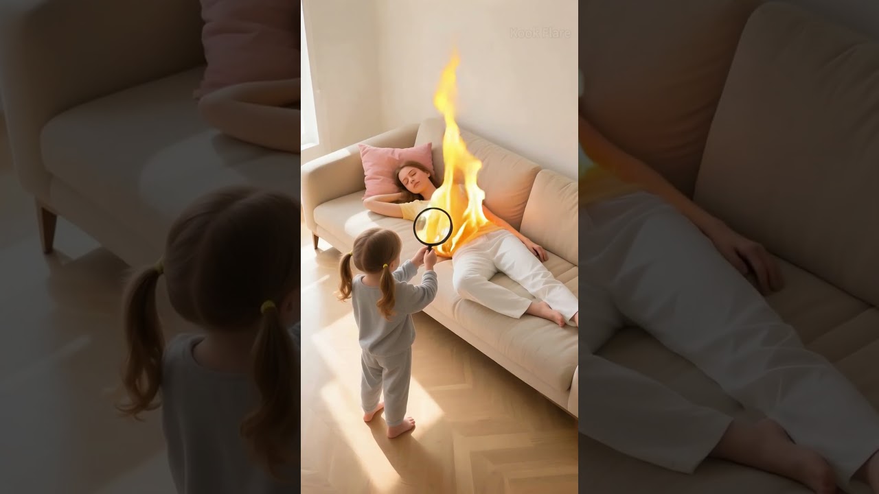 Hilarious! Little Girl Uses a Magnifying Glass for These Joyful Tricks