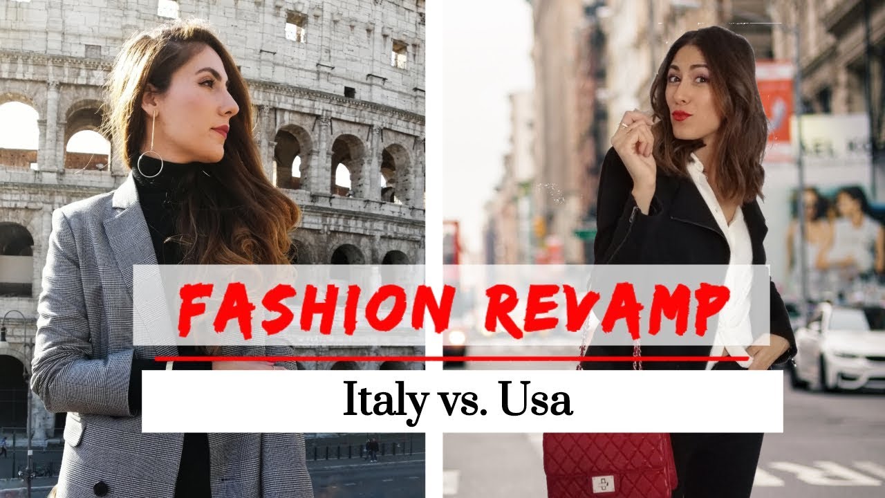 Fashion Revamp Challenge: ITALY VS. USA Style Differences | ft. Sofie's World