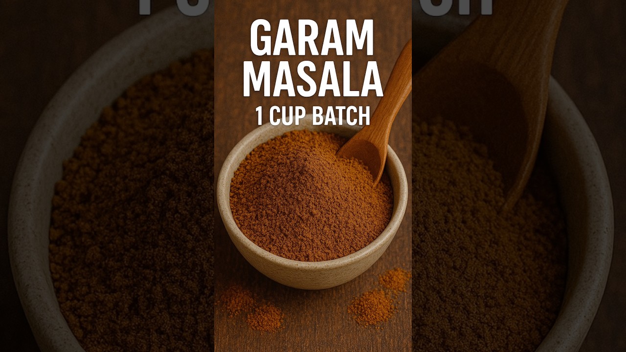 Garam Masala (1 Cup Batch) | Homemade Spice Blend 
