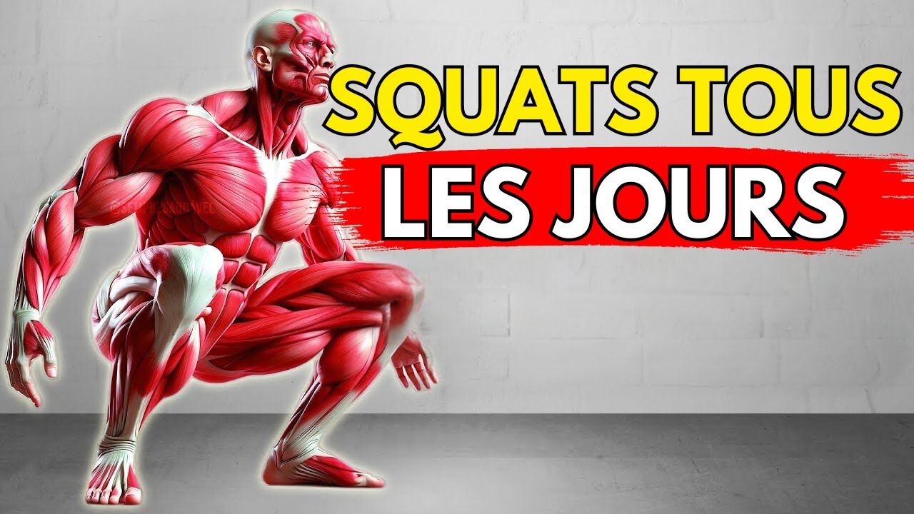 Voici ce qui arrive à votre corps si vous faites des squats TOUS LES JOURS...