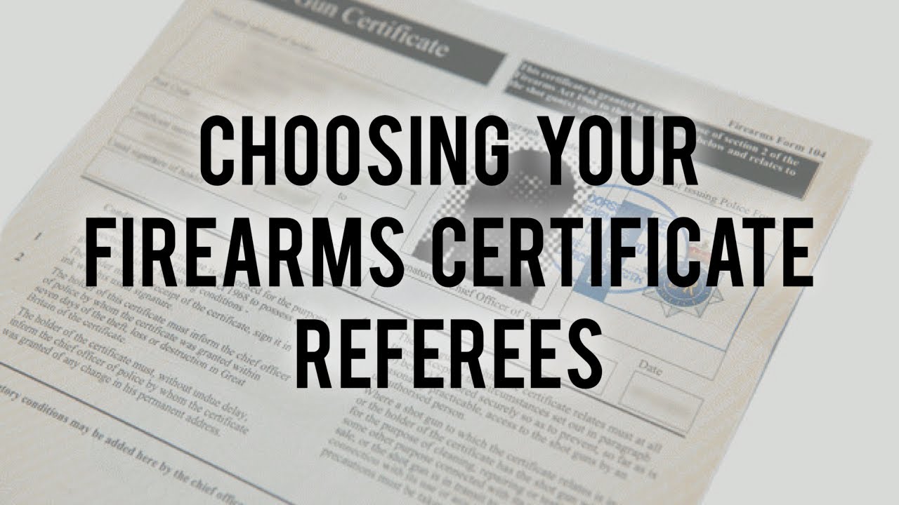 Picking your references for your FAC application