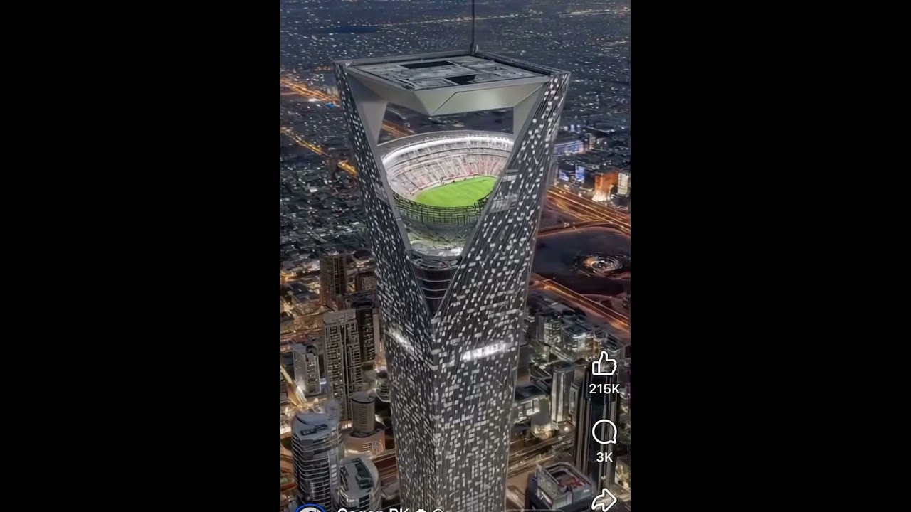Saudi Arabia building amazing stadium to host fifa 2032 World Cup #khalifastadium