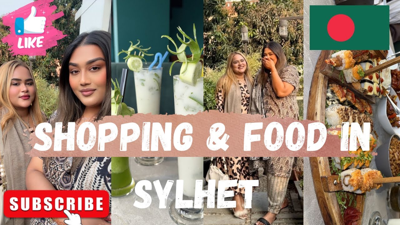 Sylhet Shopping & Food || YOKOSO Restaurant || Aarong 🛍️ 🍣 