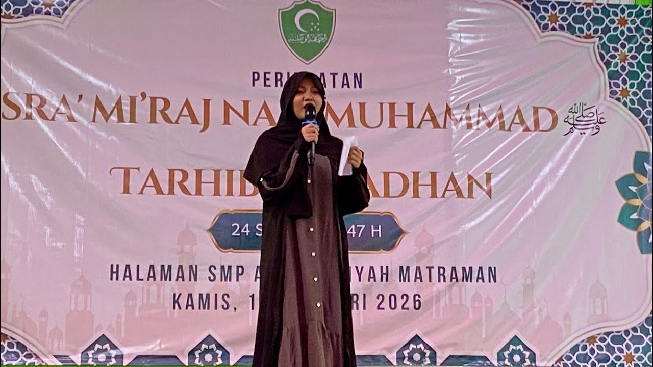 Perjalanan Isra' Mi'raj - Regina. Al Washliyah Kayu Manis