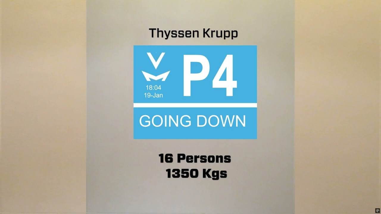 Animated Lifts S2 E12: Thyssenkrupp GL Parking Lifts At The One World Residences, ElevatorHills.