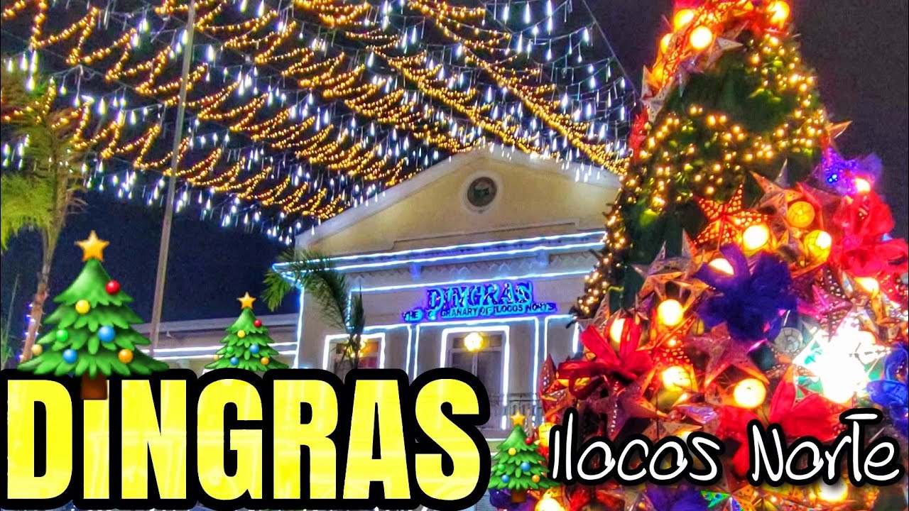 【4K】DINGRAS ILOCOS NORTE CHRISTMAS LIGHTS | VIRTUAL TOUR DECEMBER 2023