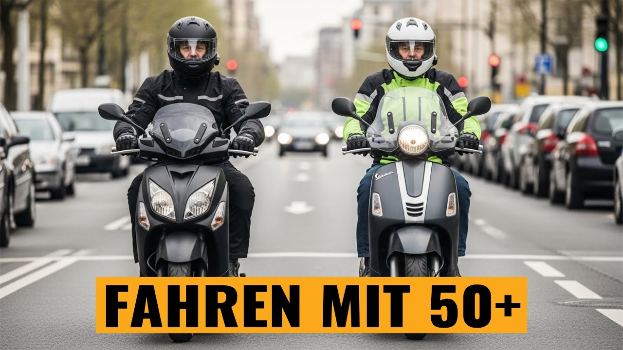 Motorrad und Roller fahren über 50 Diese Fehler machen fast alle