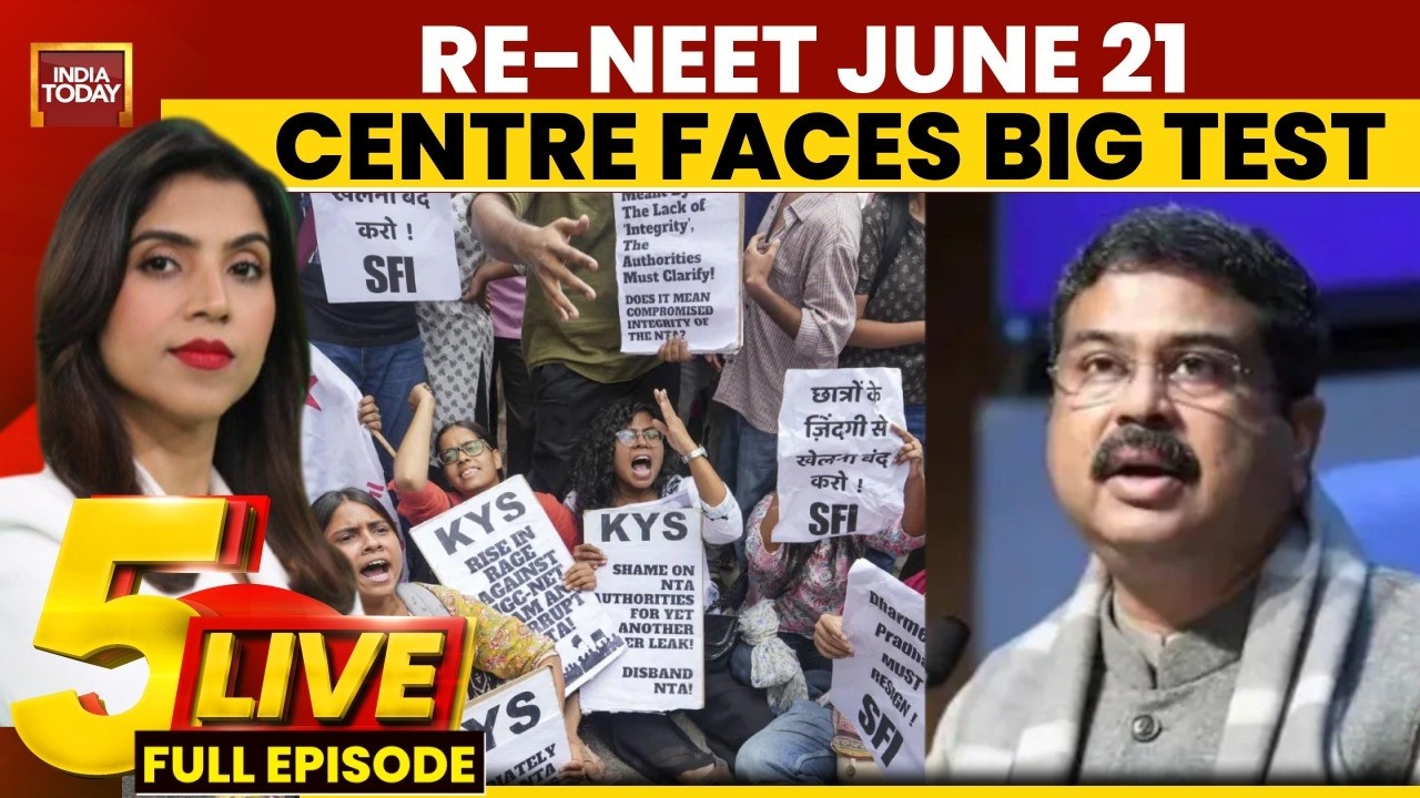 Re-NEET: Court Backs Telegram Ban | IT Stocks Bleed | UAE Bans Social Media For Minors| 5 Live