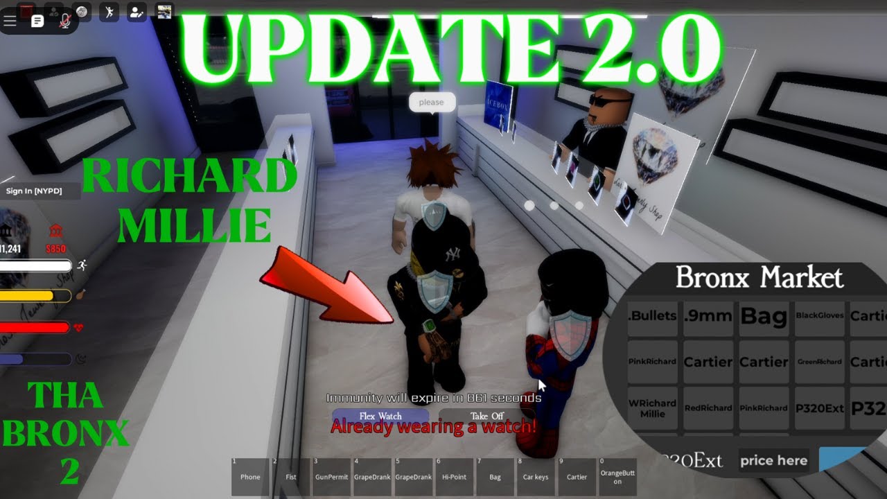 THA BRONX 2 NEW UPDATE - I BOUGHT EVERY RICHARD MILLIE! (ULTIMATE COLLECTION) (ROBLOX)