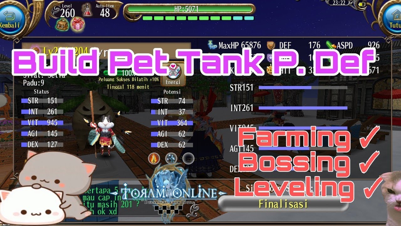 Toram Online | Build Pet Tank  