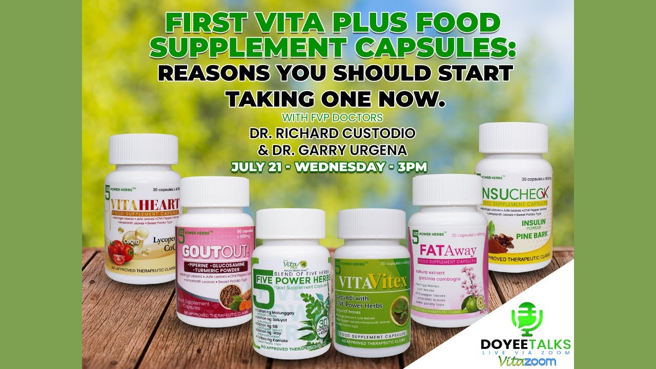 Doyee Talks: First Vita Plus Food Supplement Capsules - Reasons You Should Start Taking One Now!