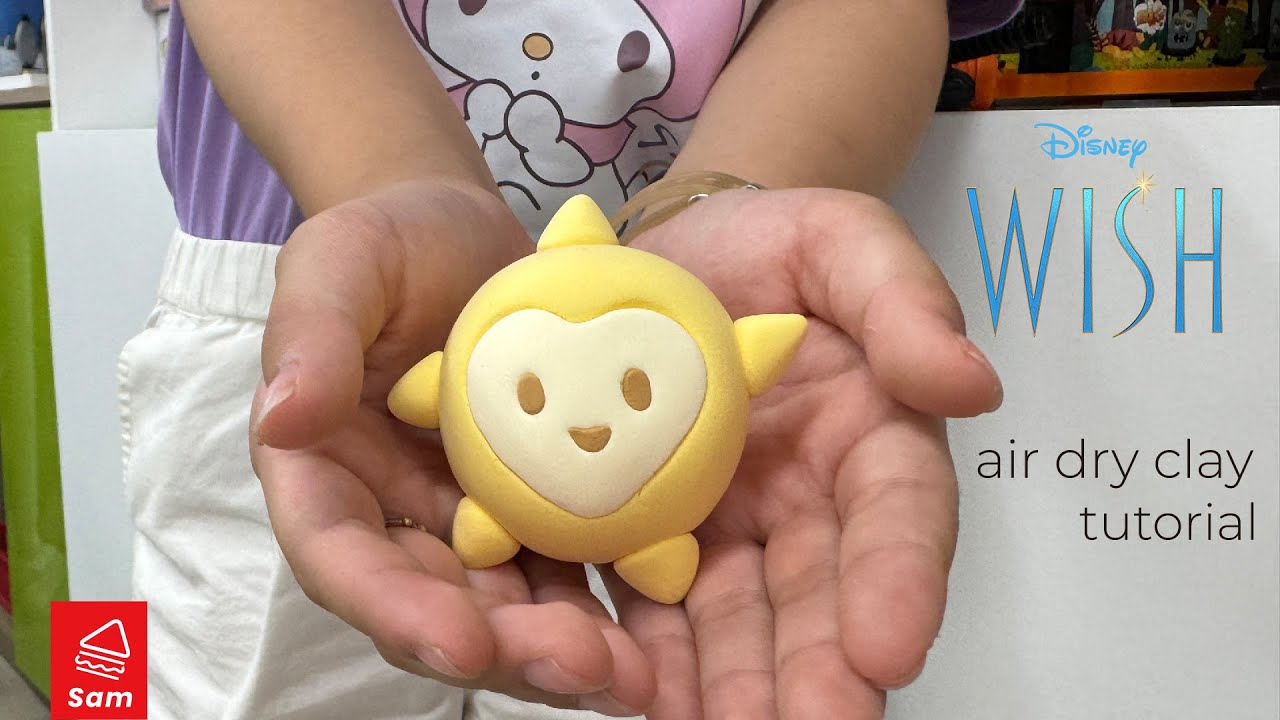 Disney movie WISH, Star | soft polymer clay tutorial