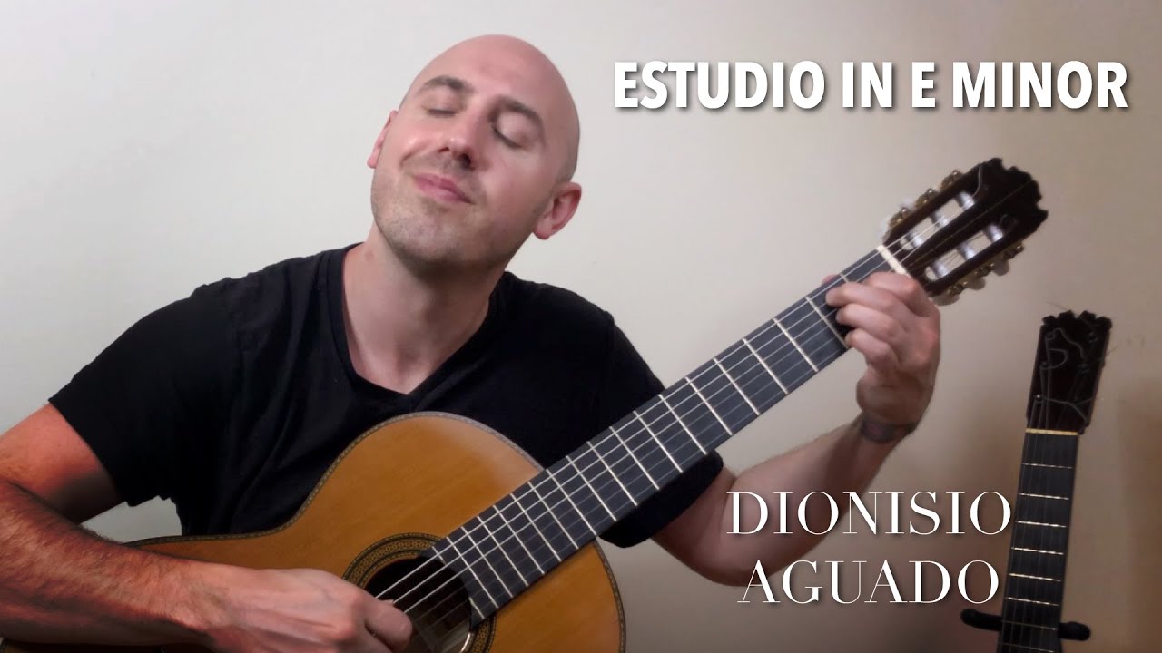 Dionisio Aguado - Estudio in E Minor | Beginner Classical Guitar Etude | Jonathan Richter