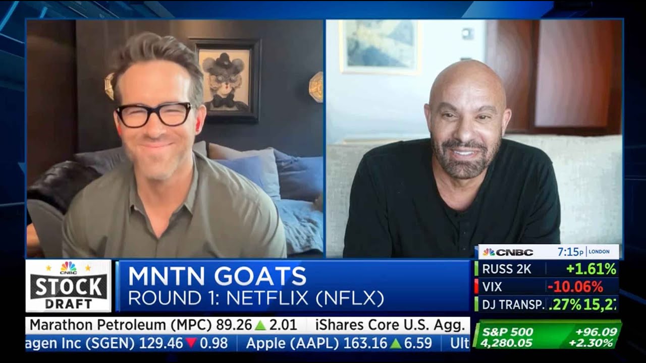 MNTN CEO Mark Douglas and CCO Ryan Reynolds Select Netflix As First Pick on CNBC&rsquo;s &lsquo;Stock Draft&rsquo;