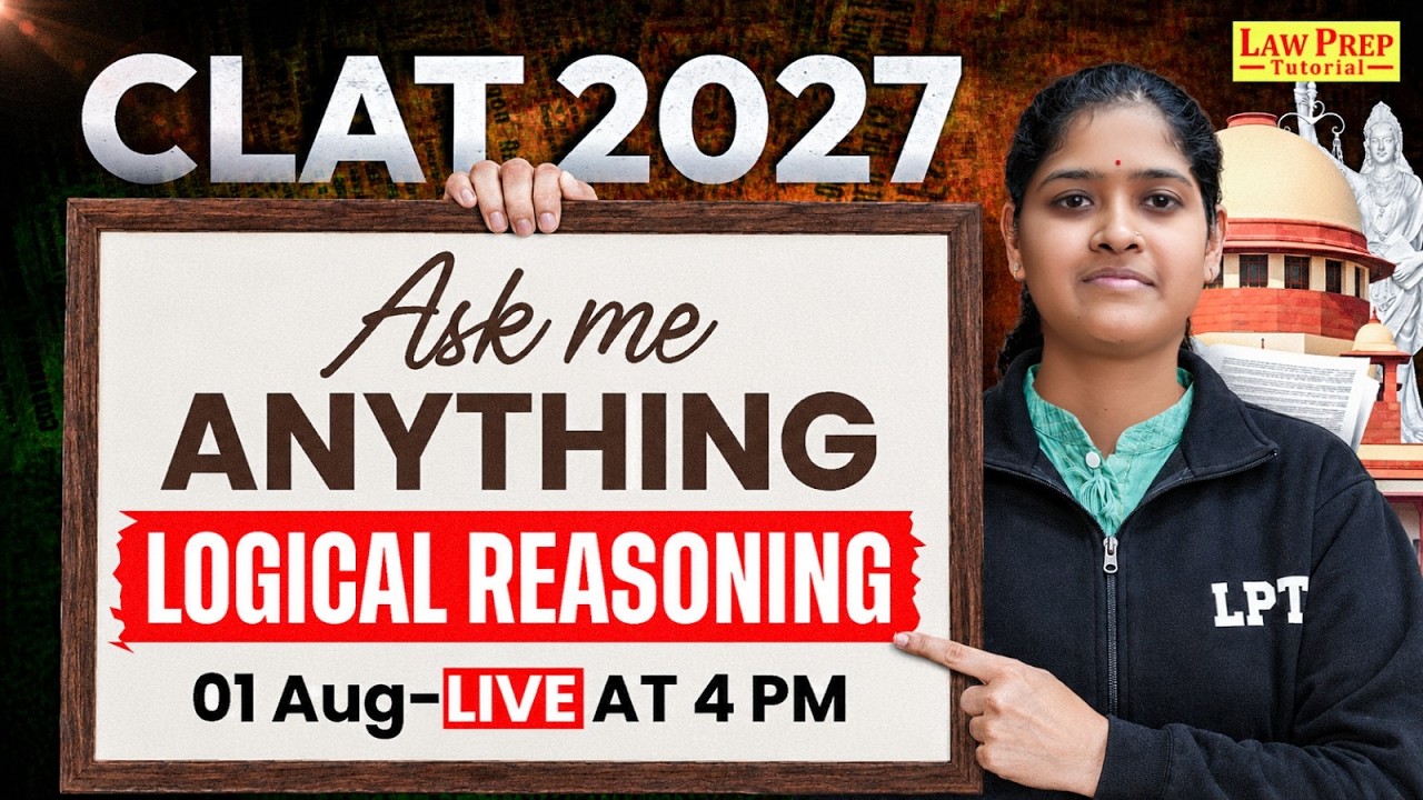 CLAT 2027 Ask Me Anything Session | Your Biggest LR, CR & AR Doubts Answered