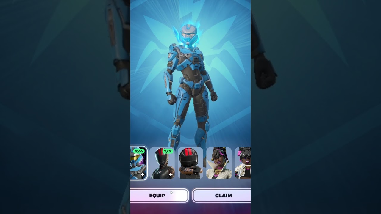 i unlocked blue armor!