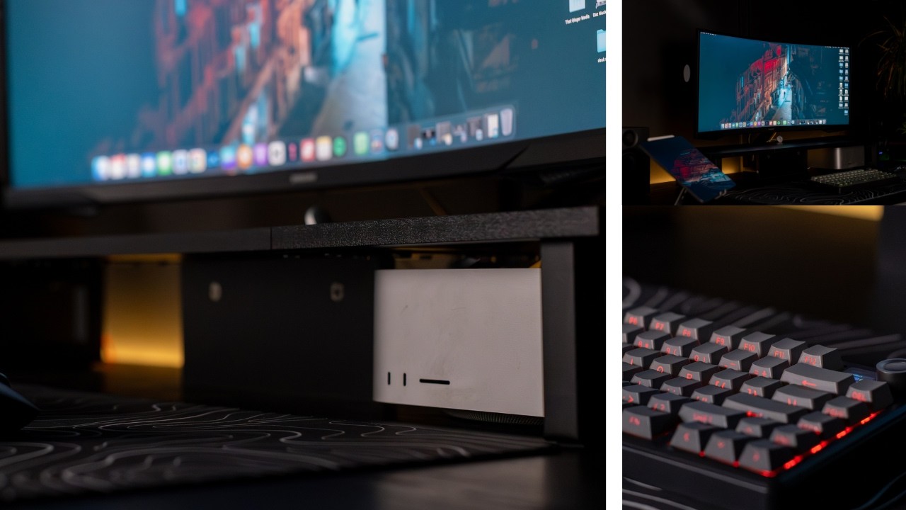 A Photographers DREAM All Black Desk Setup You Can Afford