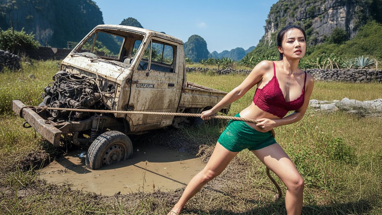 The Genius Girl Spent 120 Days Completely Restoring Two Cars that had Been Abandoned for 5 - 10 Year