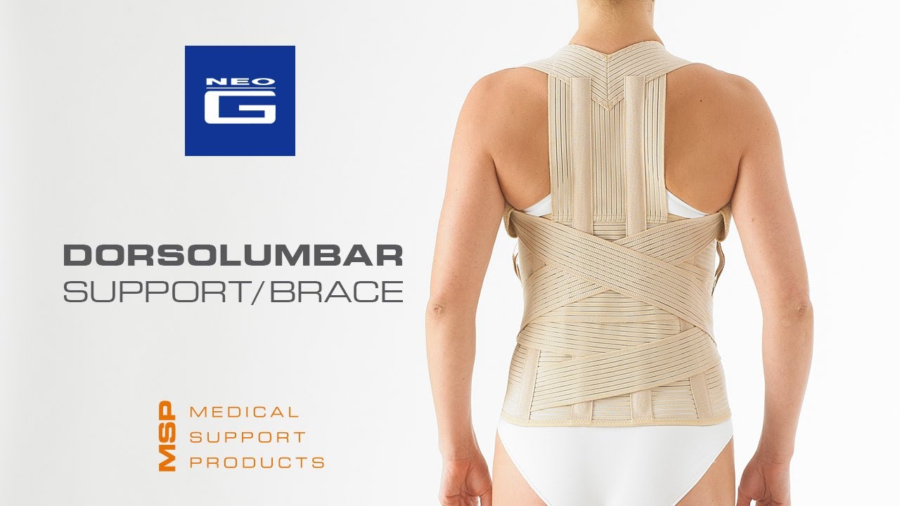 Neo G Dorsolumbar Support/Brace // How to Apply Guide