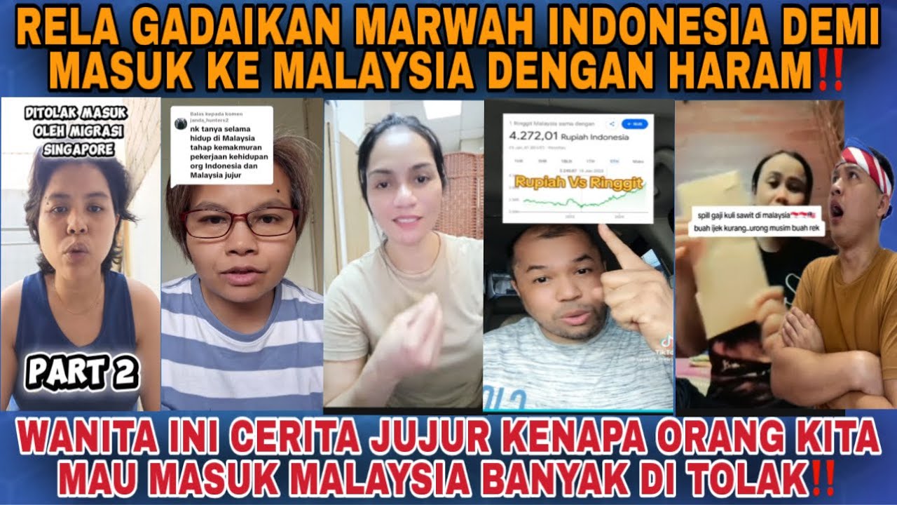 TERGIUR KE RINGGIT MALAYSIA‼️RELA GADAIKAN MARWAH INDONESIA MASUK SECARA ELEGAL KE MALAYSIA‼️