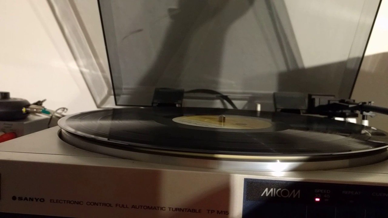 Sanyo TP M15 Electronic control full automatic turntable