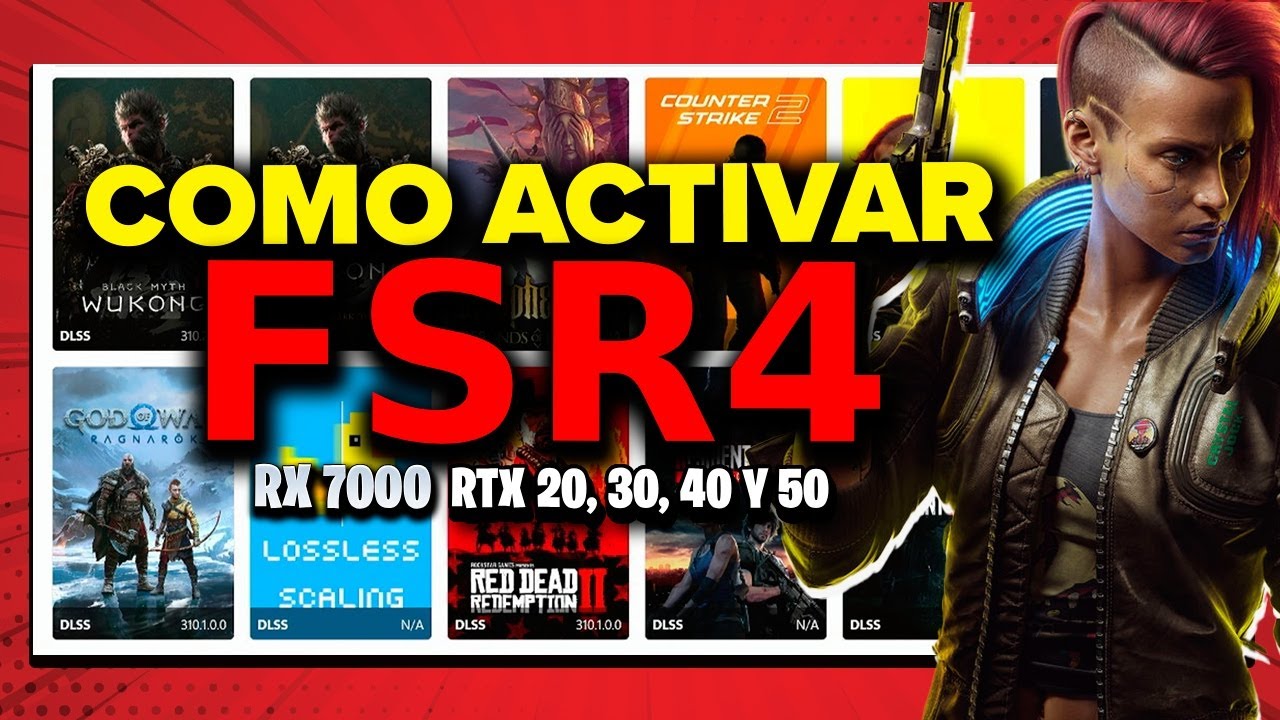 ¡AMD FSR 4 POR FIN funciona en TODAS las GPUs AMD y NVIDIA!