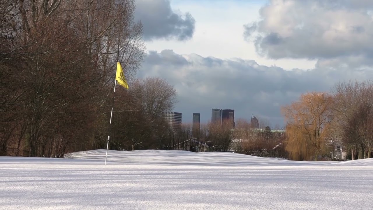Leeuwenbergh in de sneeuw
