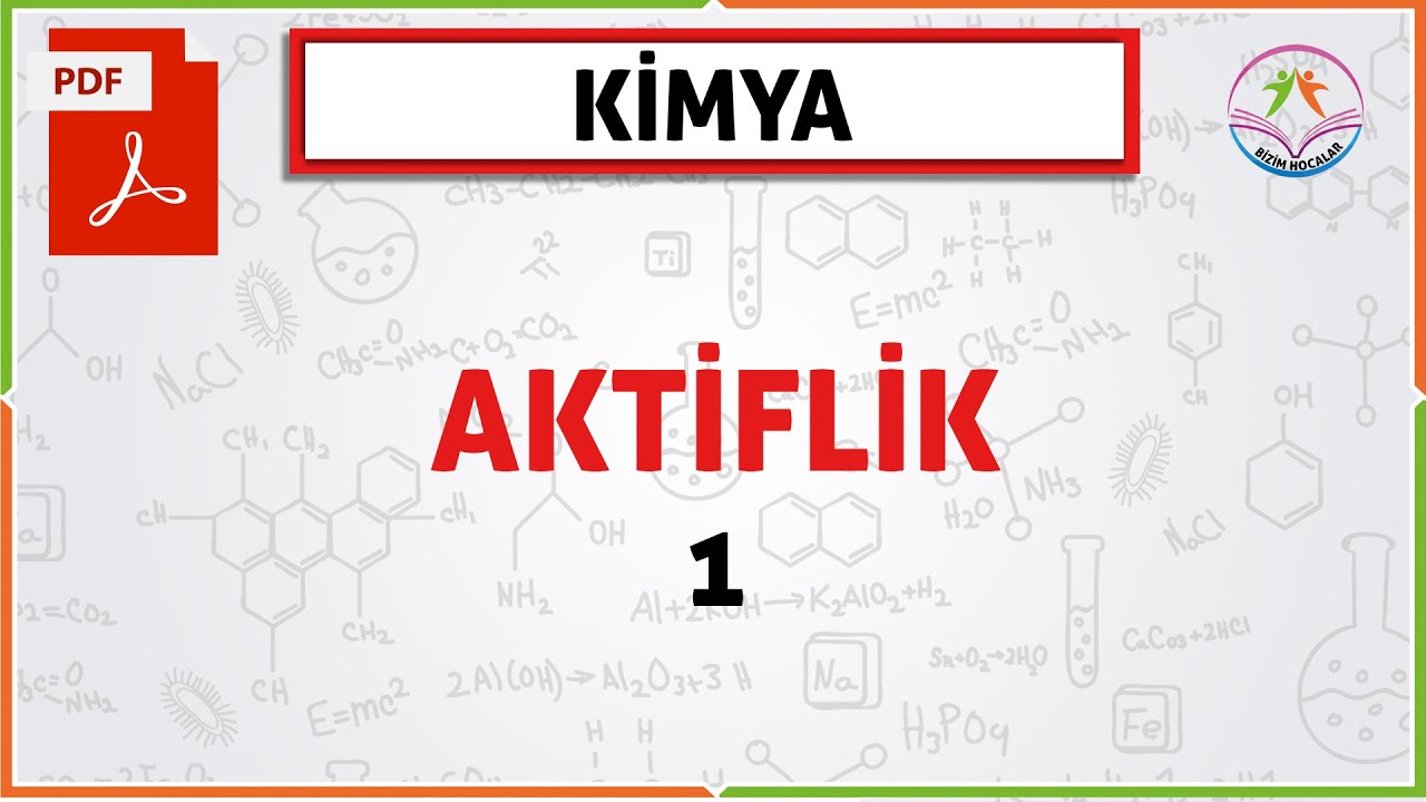 AKTİFLİK 1 (2020 AYT)(KİMYA VE ELEKTRİK)(YENİ MÜFREDAT)
