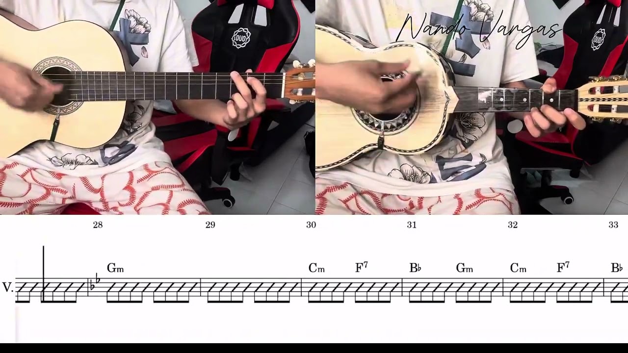Sombras Nada más / Javier Solís partitura vihuela guitarra