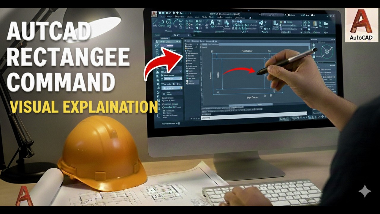 AutoCAD-ல Rectangle வரைய இவ்வளவு வழிகளா? | Rectangle Command in Tamil | INFINITY CAD
