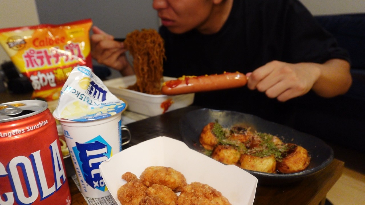 深夜に食っちゃいけねぇやつらで夏祭りする独身アラサー【飯テロ】