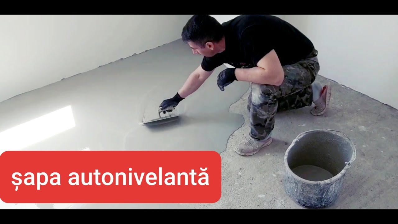 Turnare sapa autonivelanta (tutorial)
