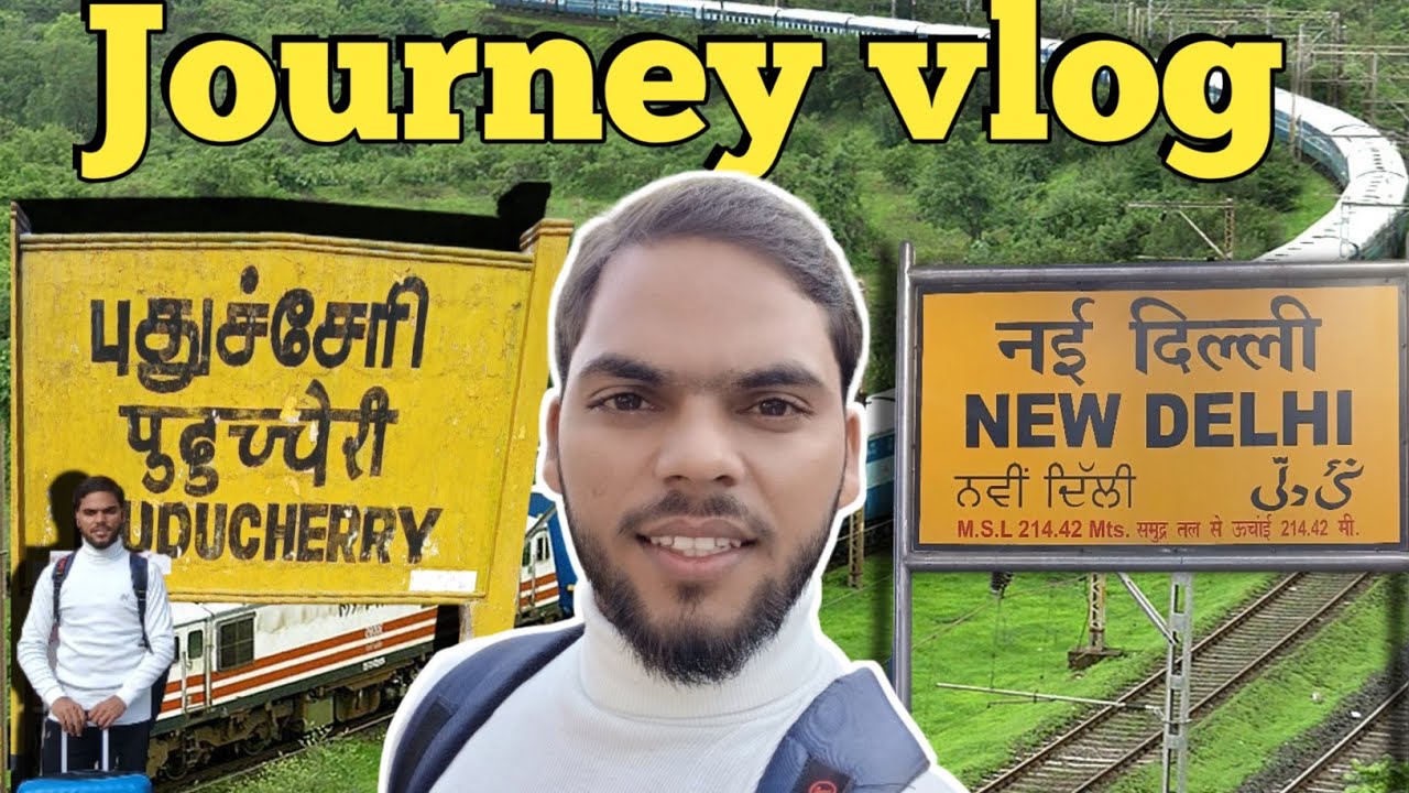Journey from Pondicherry to Delhi || Pondicherry University Hostel || Winter Vacation Vlog